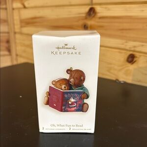 Hallmark Brown Stuffed Animal Teddy Bear Ornament